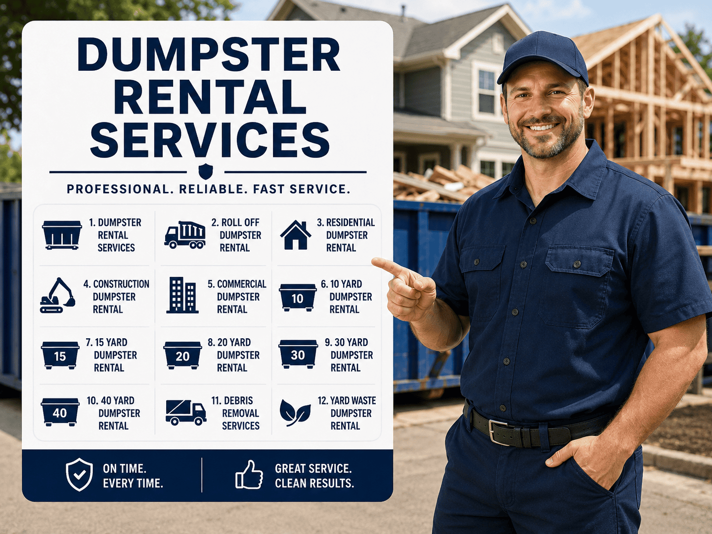 Junk Removal & Dumpster Rentals Services Near Me